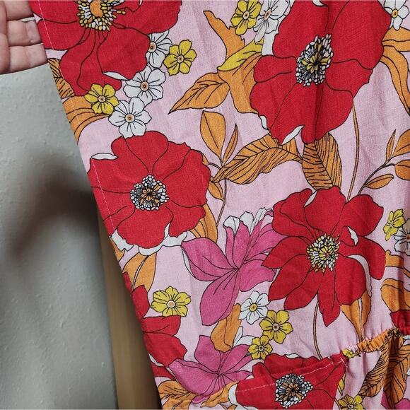 NWT Floral Retro Cover-Up, Large - Picture 6 of 9
